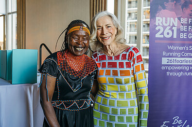 Mutige Vorreiterinnen: Kathrine Switzer und Tegla Loroupe (v. l. n. r.) © 261 Fearless